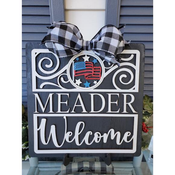 The Everything SQUARE Wood Sign 19 Sign Options 127 Different Changeable Icons - Picture 2 of 10